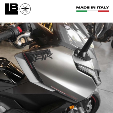 Adesivi Protezioni laterali paraspigoli compatibili con Kymco Ak550 Premium